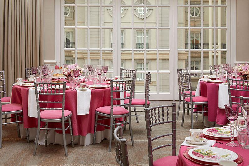 Jacqueline Kennedy designed Afternoon Tea Room London Landmark Hotel