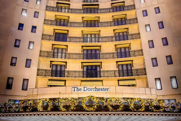 Jacqueline Kennedy Wedding Venues, The Dorchester Hotel, Mayfair London