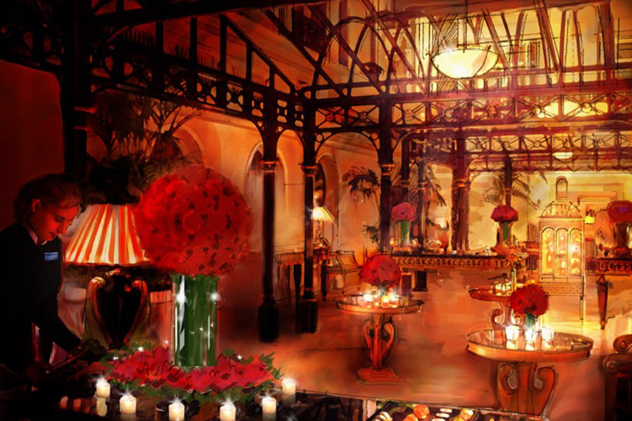 Jacqueline Kennedy - 3D Renders for room layouts luxury event planning 3d render landmark hotel